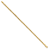 14k 3.0mm Diamond-cut Rope Chain