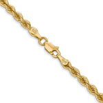 14k 3.0mm Solid Rope Chain