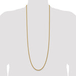 14k 3.0mm Solid Rope Chain