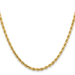 14k 3.25mm Diamond-cut Rope Chain