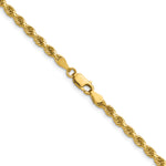 14k 3.25mm Diamond-cut Rope Chain