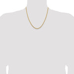 14k 3.25mm Diamond-cut Rope Chain