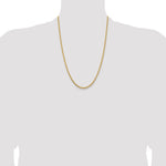 14k 3.25mm Diamond-cut Rope Chain