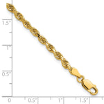 14k 3.25mm Diamond-cut Rope Chain