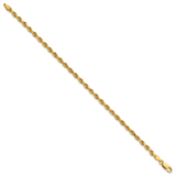 14k 3.25mm Diamond-cut Rope Chain