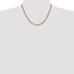 14k 3.5mm Diamond-cut Rope Chain