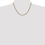 14k 3.5mm Diamond-cut Rope Chain