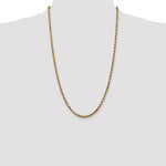 14k 3.5mm Diamond-cut Rope Chain