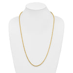 14k 3.5mm Diamond-cut Rope Chain
