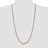 14k 3.5mm Diamond-cut Rope Chain