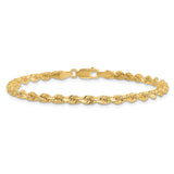 14k 3.5mm Diamond-cut Rope Chain