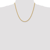 14k 3.65mm Solid Rope Chain