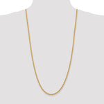 14k 3.65mm Solid Rope Chain