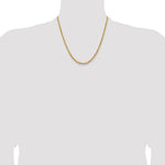14k 3.75mm Diamond-cut Rope Chain