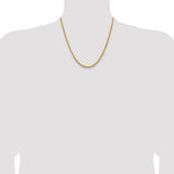 14k 3.75mm Diamond-cut Rope Chain