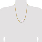 14k 3.75mm Diamond-cut Rope Chain