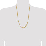 14k 3.75mm Diamond-cut Rope Chain