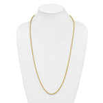 14k 3.75mm Diamond-cut Rope Chain