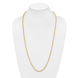 14k 3.75mm Diamond-cut Rope Chain