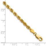 14k 3.75mm Diamond-cut Rope Chain