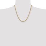 14k 3.8mm Solid Rope Chain