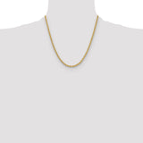 14k 3.8mm Solid Rope Chain