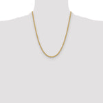 14k 3.8mm Solid Rope Chain