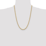 14k 3.8mm Solid Rope Chain