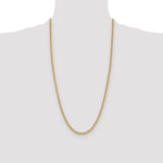14k 3.8mm Solid Rope Chain