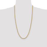 14k 3.8mm Solid Rope Chain