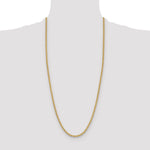 14k 3.8mm Solid Rope Chain