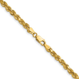 14k 4.0mm Diamond-cut Rope Chain