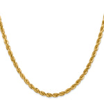 14k 4.0mm Diamond-cut Rope Chain