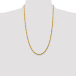 14k 4.0mm Diamond-cut Rope Chain