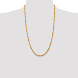 14k 4.0mm Diamond-cut Rope Chain