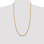 14k 4.0mm Diamond-cut Rope Chain