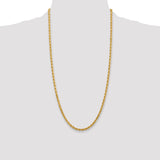 14k 4.0mm Diamond-cut Rope Chain