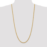 14k 4.0mm Diamond-cut Rope Chain