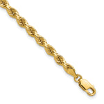 14k 4.0mm Diamond-cut Rope Chain