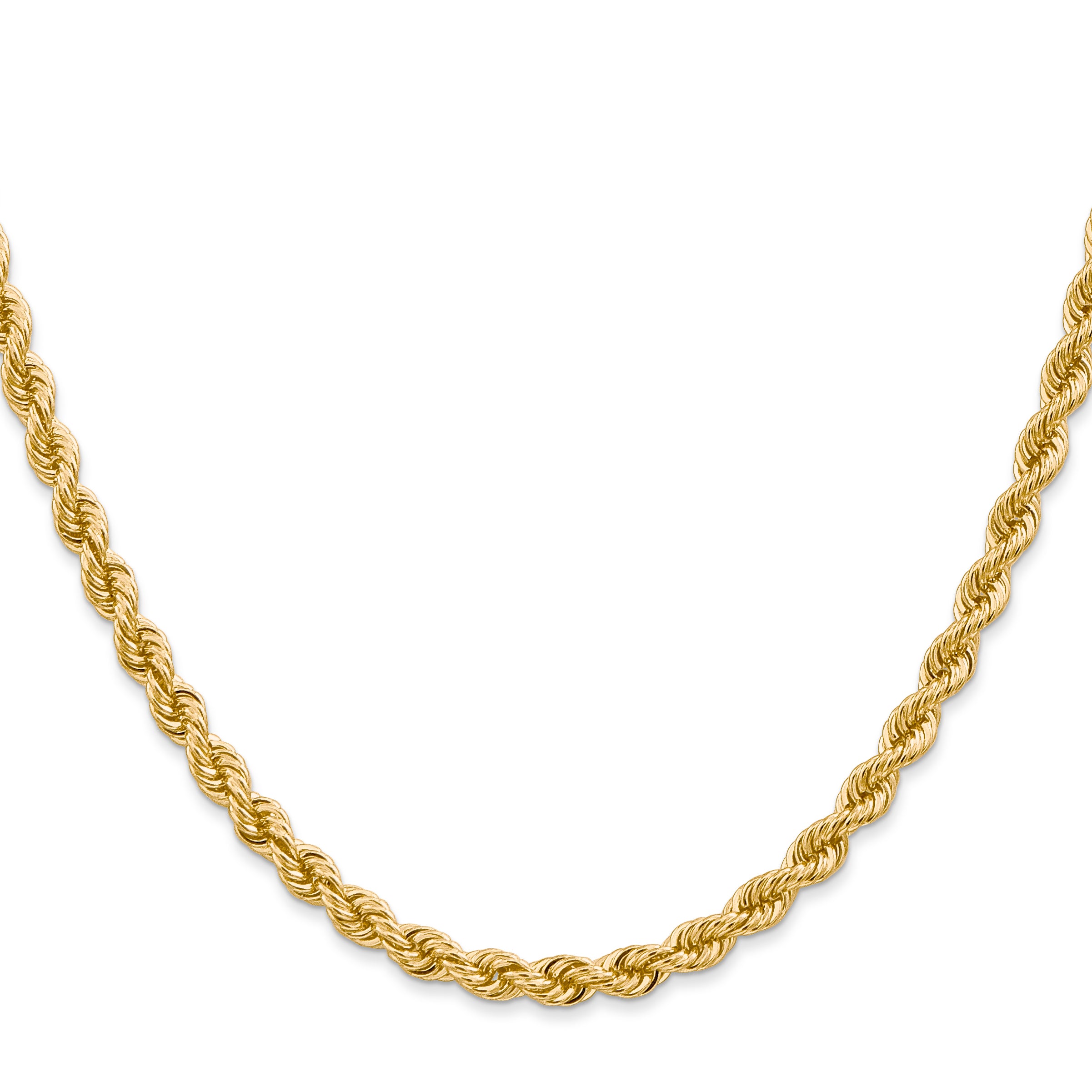 14k 4.0mm Solid Rope Chain
