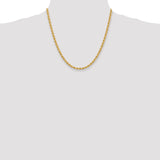 14k 4.0mm Solid Rope Chain