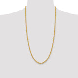 14k 4.0mm Solid Rope Chain