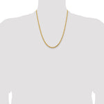 14k 4.25mm Diamond-cut Rope Chain