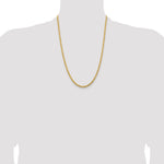 14k 4.25mm Diamond-cut Rope Chain