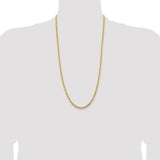 14k 4.25mm Diamond-cut Rope Chain