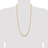 14k 4.25mm Diamond-cut Rope Chain