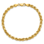 14k 4.25mm Diamond-cut Rope Chain