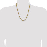 14k 4.2mm Solid Rope Chain
