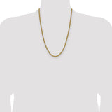 14k 4.2mm Solid Rope Chain
