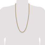 14k 4.2mm Solid Rope Chain